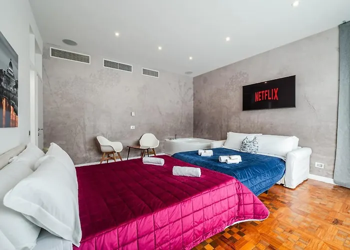 Centre - Spacious - Jacuzzi - Ac - Wifi Apartamento Roma